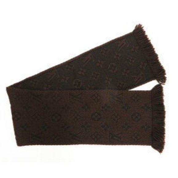 Louis Vuitton Echarpe Scarf Maroon - Picture 1 of 3